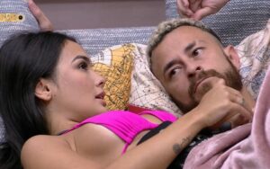 Larissa Santos e Fred Desimpedidos no BBB23 (Foto: Reprodução / Globoplay)