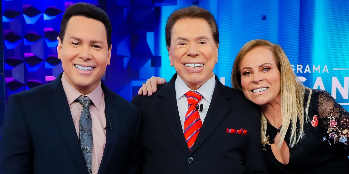 Marcão do Povo, Silvio Santos e Christina Rocha são grandes nomes da emissora (Foto: Lourival Ribeiro/SBT)