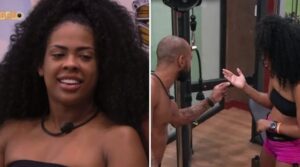 BBB23 - Marvvilla choca brother ao mostrar que tem um dedo extra e desabafa: "Morro de vergonha" (Foto: Reprodução / Globoplay / Montagem TV Foco)