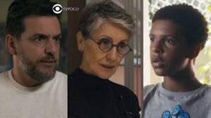 Travessia - Moretti ameaça Oto, Cidália desconfia de Ari e Theo parte para cima da própria mãe (Foto: Reprodução / Globo)