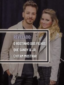 Sandy e Júnior evitam mostrar o rosto dos filhos, mas já publicaram registros algumas vezes (Montagem: TV Foco)