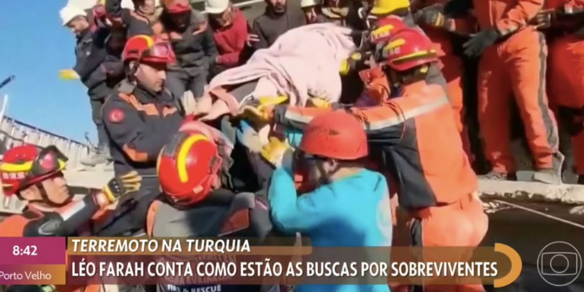 Patrícia Poeta fala sobre resgate na Turquia após terremoto (Foto: Reprodução / Encontro da Globo)