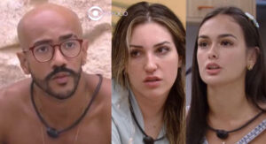 BBB23 - Briga por ovo faz Ricardo explodir com Amanda e Larissa e clima fica tenso entre aliados (Foto: Reprodução / Globoplay)