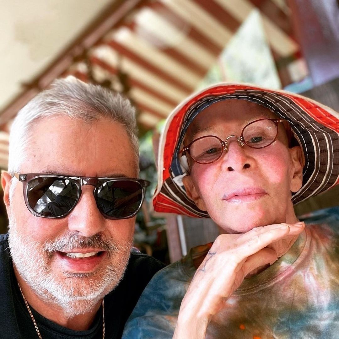 Rita Lee posando com seu marido, Roberto de Carvalho (Reprodução - Instagram)