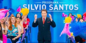 Silvio Santos em seu programa dominical. (Foto: Reprodução / SBT)