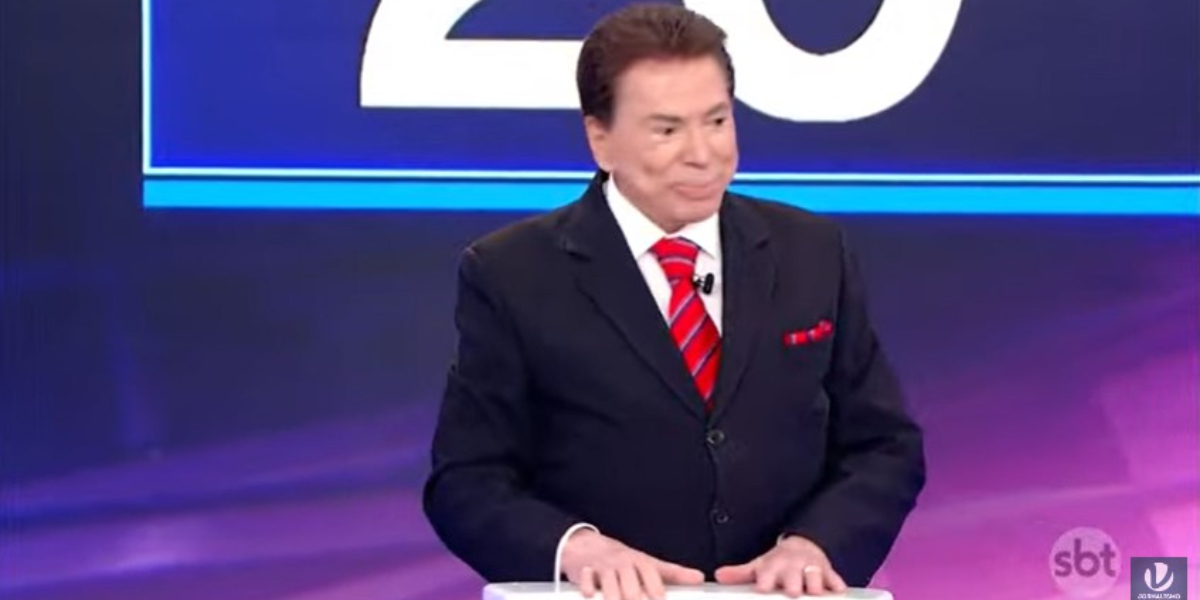 Silvio Santos zombou de sua apresentadora no seu programa (Foto: Reprodução)