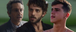 Travessia - Stenio acusa Moretti, Ari humilha Brisa e Ivan faz jogo sujo com Dante e Sara (Foto: Reprodução / Globo / Montagem TV Foco)