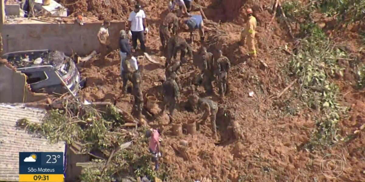 O "Bom Dia SP" especial mostrou cenas da tragédia (Foto: Reprodução/TV Globo)