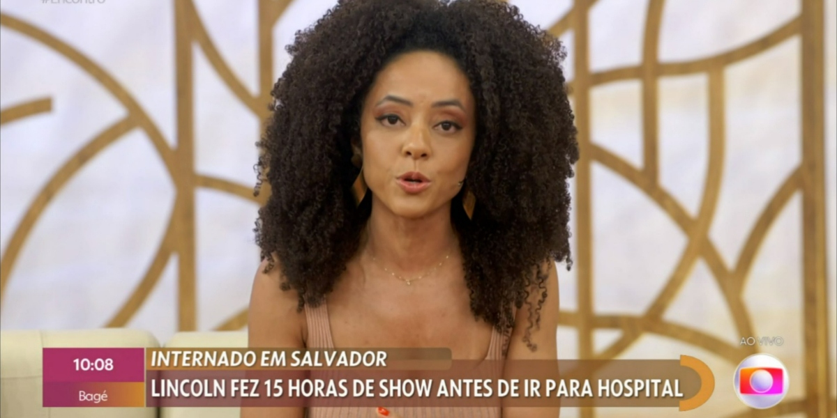 Repórter Valéria Almeida, do "Encontro" (Foto: Reprodução/TV Globo)