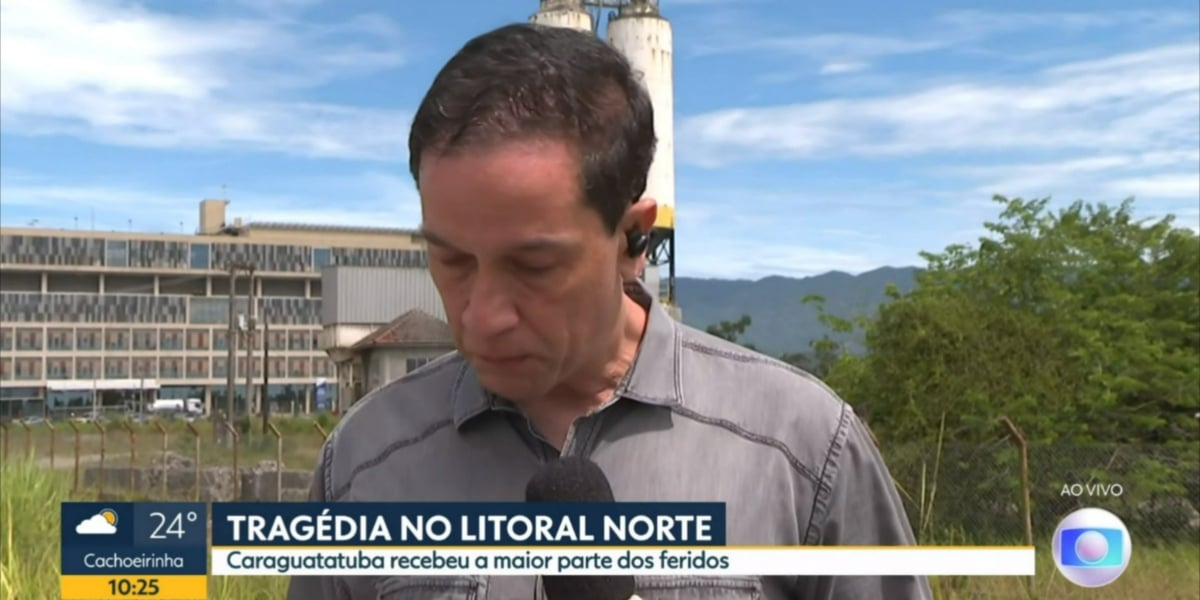 Walace Lara denunciou atitude em meio a tragédia (Foto: Reprodução/TV Globo)