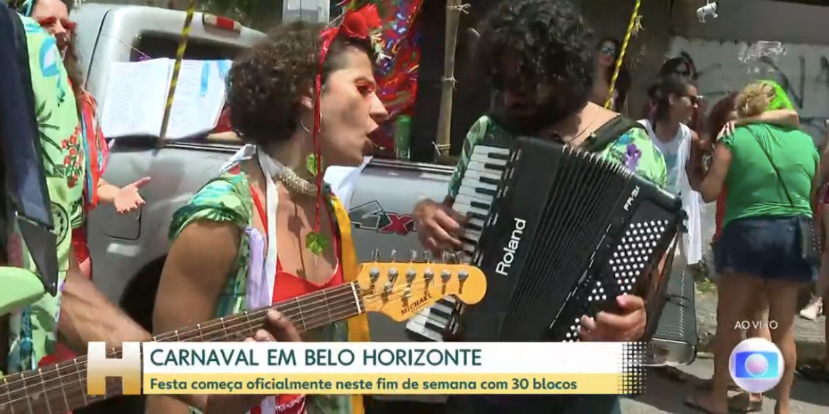 Zileide Silva fala sobre volta dos blocos de carnaval no Jornal Hoje (Foto: Reprodução / Jornal Hoje da Globo ) 