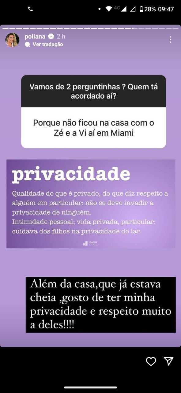 Famosa falou de Zé Felipe e Virgínia Fonseca