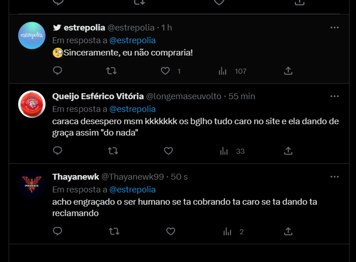 Internet não perdoa e dispara mais criticas após atitude vista como desesperada da influencer (Foto Reprodução/Twitter)