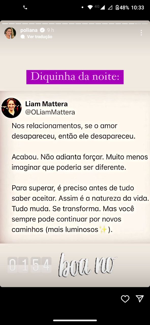 Poliana Rocha, casada com Leonardo, falou sobre relacionamento e detonou o que pensa (Foto: Reprodução/ Instagram)