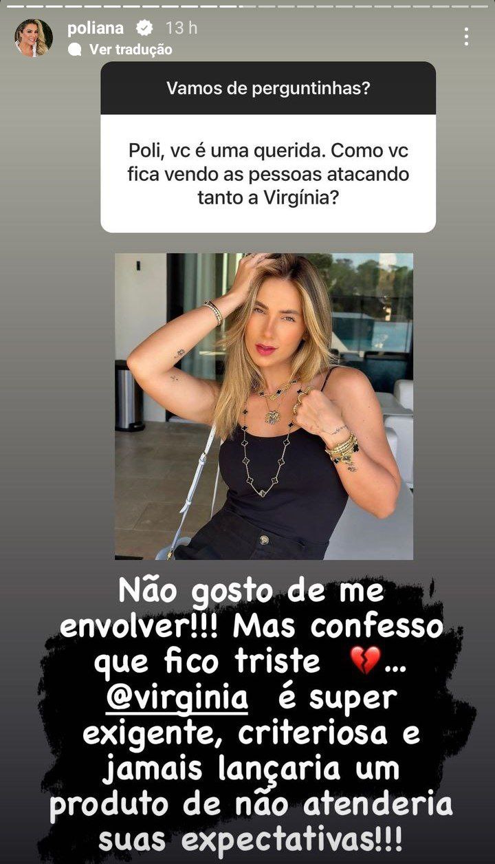 Poliana Rocha falou sobre Virgínia Fonseca (Foto: Reprodução/ Instagram)