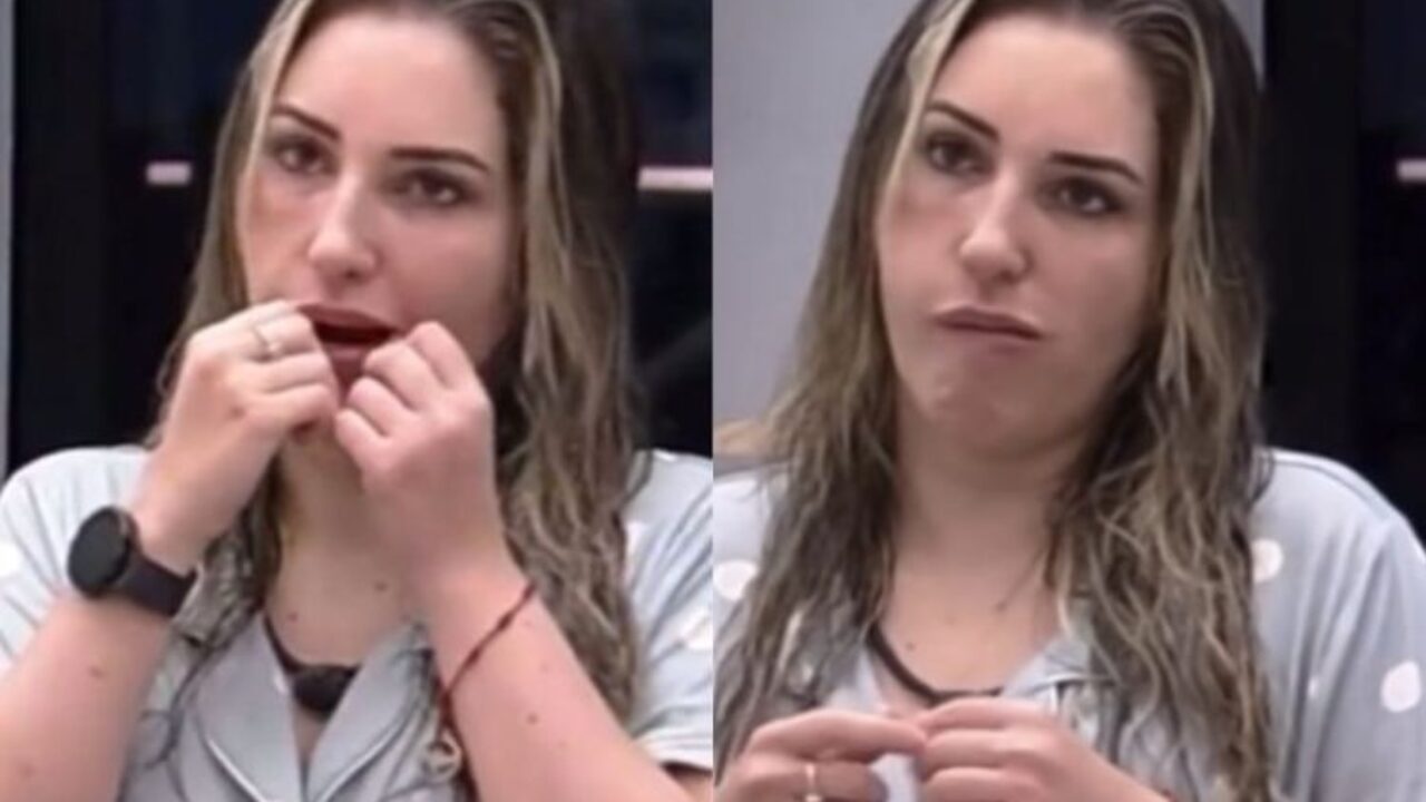 Sonia Abrão não acredita que Amanda, do BBB23, usou um fio de cabelo para limpar os dentes ao vivo na Globo (Reprodução - Globoplay)