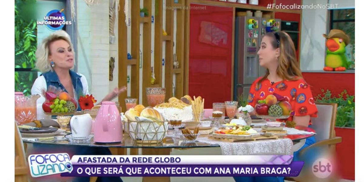 Chris Flores fala sobre cirurgia de Ana Maria (Foto: Reprodução / SBT)