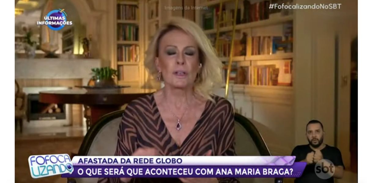 Chris Flores fala sobre cirurgia de Ana Maria (Foto: Reprodução / SBT)