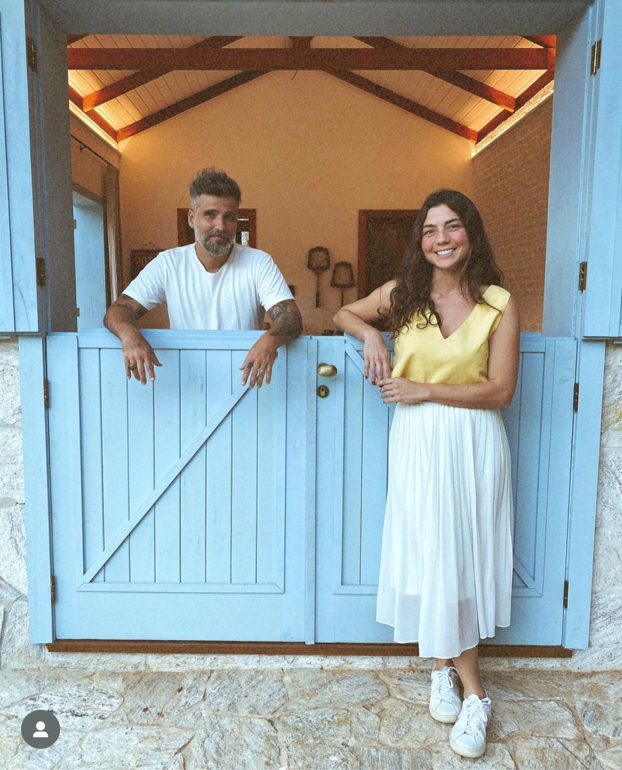 Bruno Gagliasso compartilhou a casa que ele passará momentos com Gio Ewbank (Reprodução - Instagram)