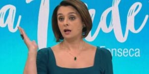 Catia Fonseca no programa 'Melhor da Tarde' - Foto Reprodução Band