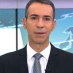 César Tralli no Jornal Hoje (Foto: Reprodução / Globo) 