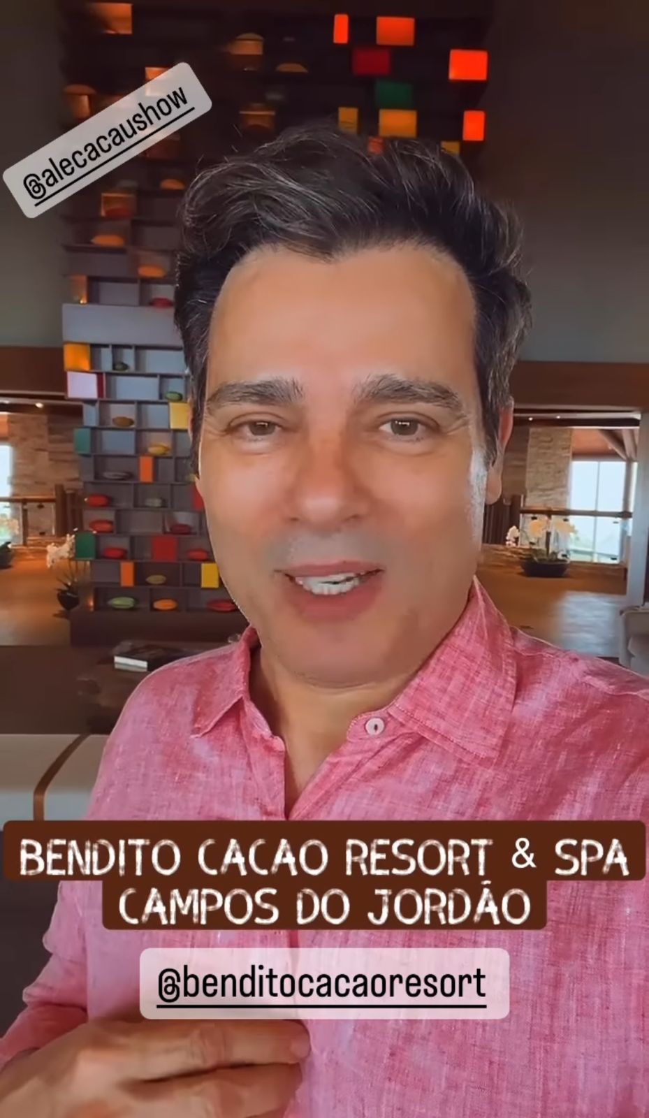 Celso Portiolli, apresentador do SBT, surge nas redes sociais ao lado do seu filho, e entre situação por meio de vídeo - Foto Reprodução Instagram