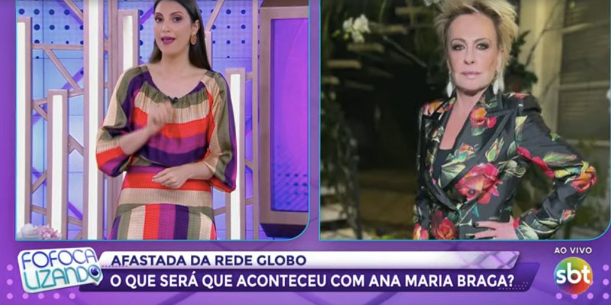 Chris Flores fala sobre cirurgia de Ana Maria (Foto: Reprodução / SBT)