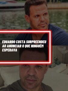 Esse foi o anúncio de Eduardo Costa que ninguém esperava (Foto - Montagem TV Foco).