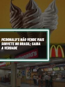 Esse produto vendido pelo MCDonald´s não é sorvete e você não fazia ideia (Foto - Reprodução Internet).