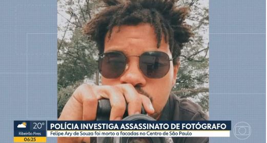 Felipe Ary foi morto a facadas - Foto Reprodução Globo