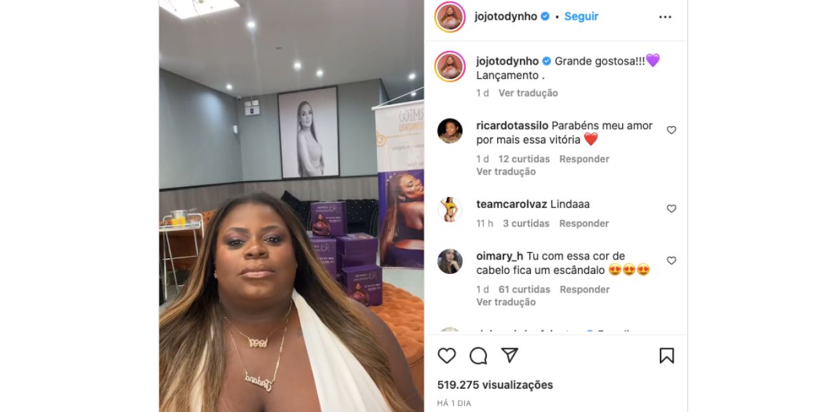 Jojo Todynho lança marca de beleza (Foto: Reprodução / Instagram)