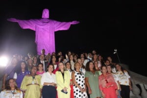 Gardênia Cavalcanti no evento. (Foto: Divulgação)