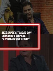 Isso foi o que Zezé Di Camargo falou sobre Leonardo (Foto - Montagem TV Foco).