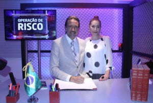 Sonia Abrão e Jorge Lordello (Foto: Divulgação / RedeTV!)