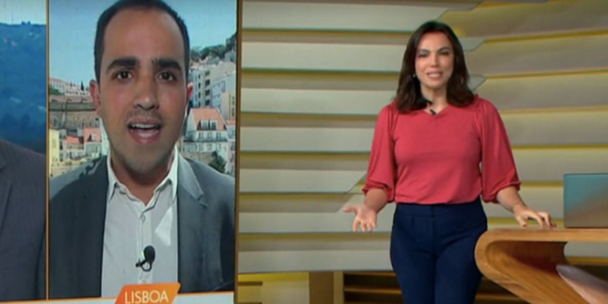 Ana Paula Araújo e Leonardo no Bom Dia Brasil (Foto: Reprodução / Globo)