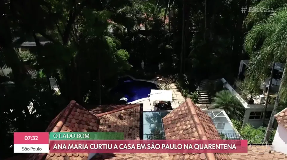 Mansão de Ana Maria Braga, em um bairro nobre da zona sul de São Paulo - Foto Reprodução Internet