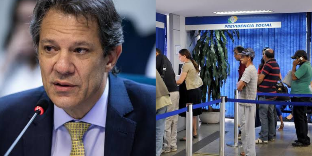 Fernando Haddad toma medidas no INSS (Foto:Reprodução/Montagem)