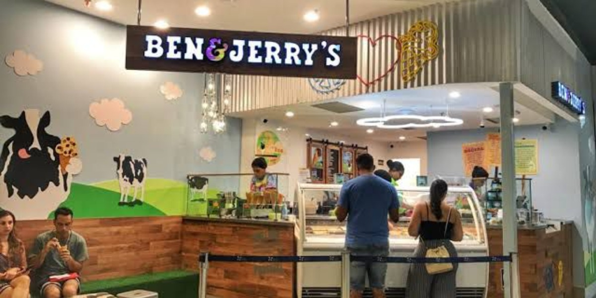 Sorveteria da Ben & Jerry (Foto:Reprodução/ Aline Approves)