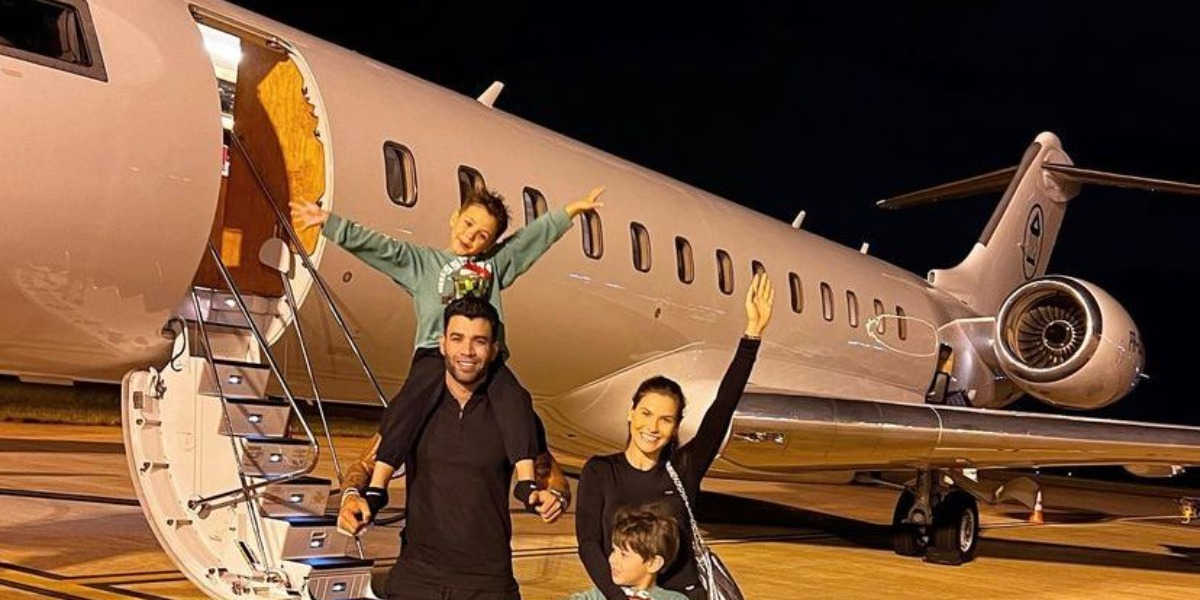 Gusttavo Lima e família (Foto:Reprodução/Instagram)