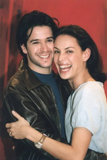 Murilo Benício e Carolina Ferraz nos anos 90 - Foto Divulgação
