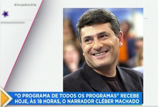 Recém demitido da TV Globo, Cleber Machado estará em programa da Record - Foto Reprodução Record