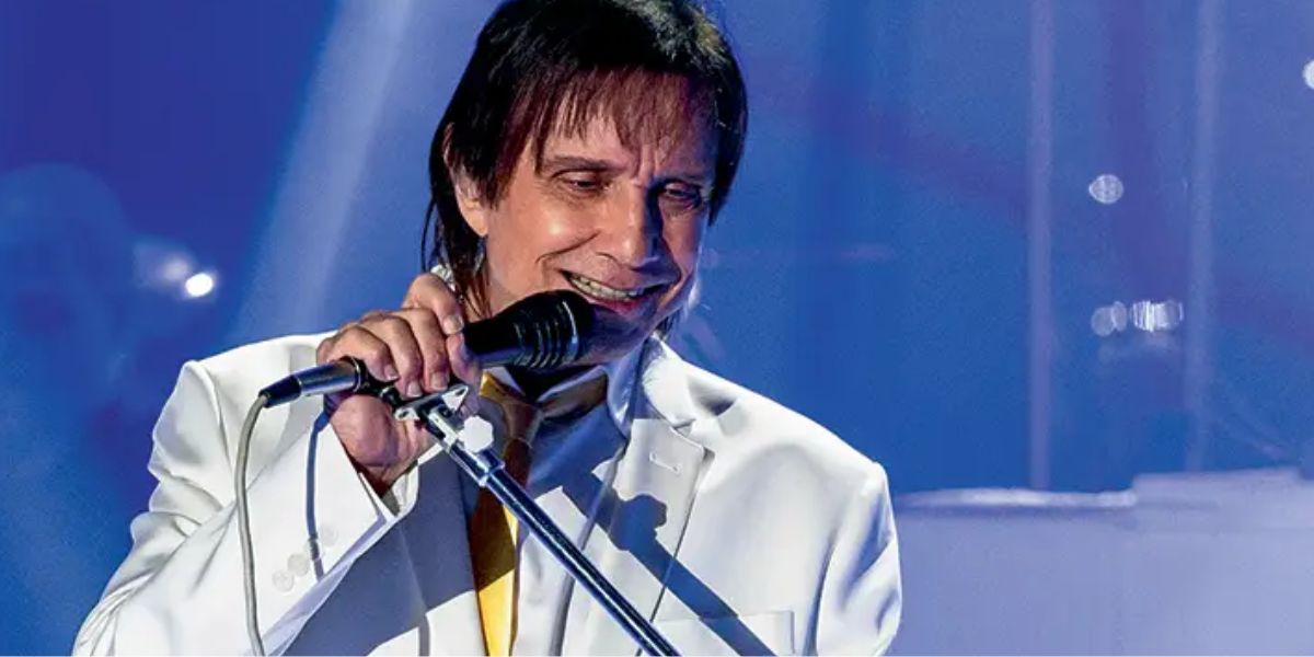 Roberto Carlos em show (Foto: Caio Girardi)