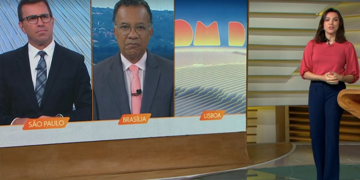 Rodrigo Bocardi, Heraldo Pereira e Ana Paula Araújo no Bom Dia Brasil (Foto: Reprodução / Globo)