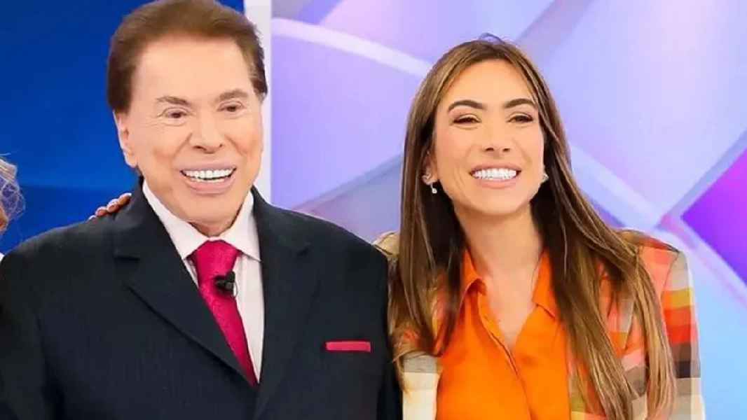 Silvio Santos ao lado da filha Patrícia Abravanel (Foto: Reprodução/ Internet)