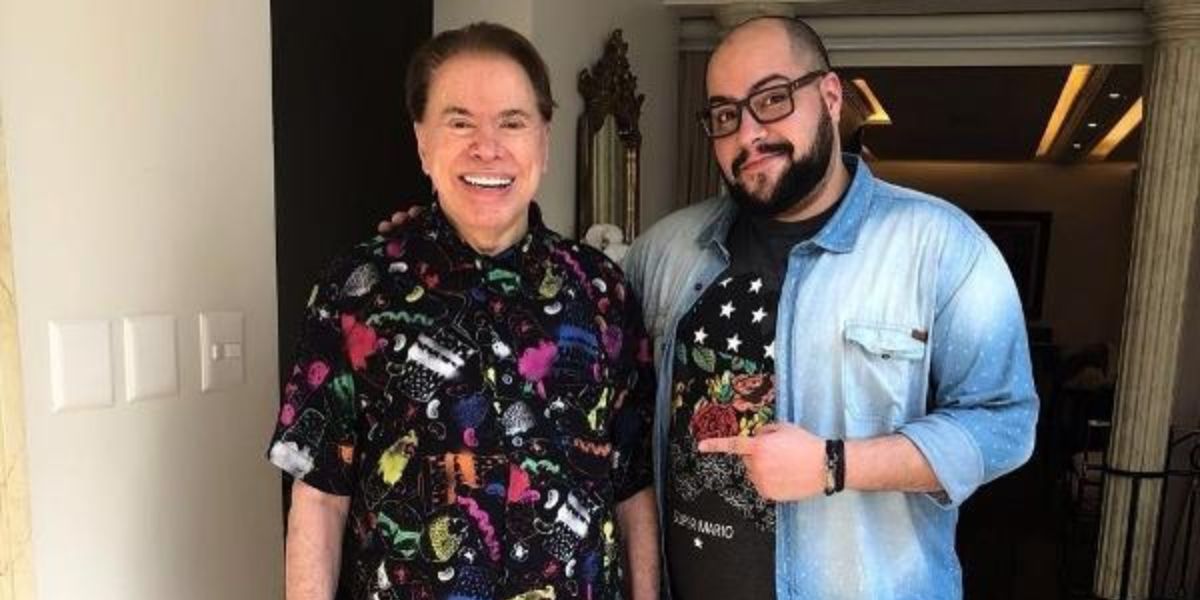 Tiago Abravanel e Silvio Santos - Foto Reprodução Internet