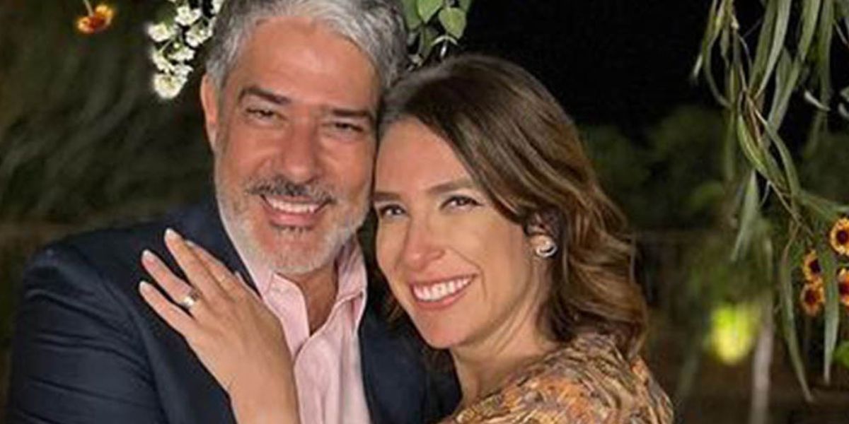 William Bonner e sua esposa Natasha Dantas - Foto Reprodução Instagram