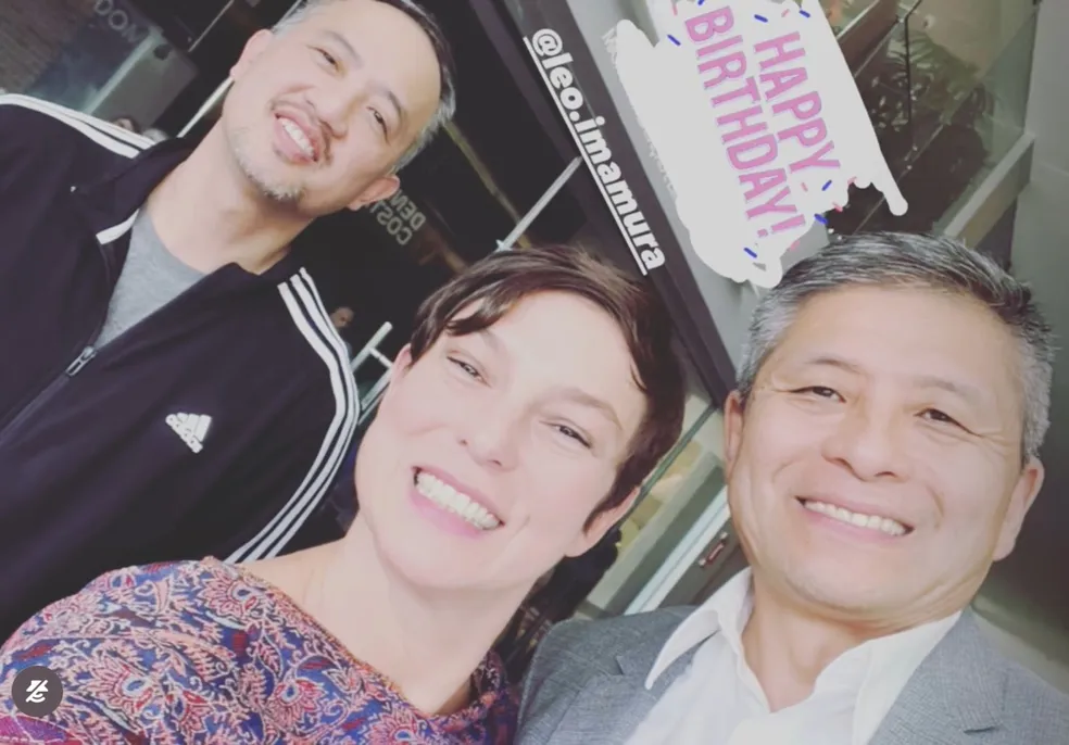 a atriz Maria Paula e Leo Imamura, seu novo amor de 60 anos de idade - Foto Reprodução Internet