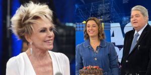 Datena falou de Ana Maria Braga e Catia Fonseca na Band (Foto: Divulgação / Montagem TV Foco)