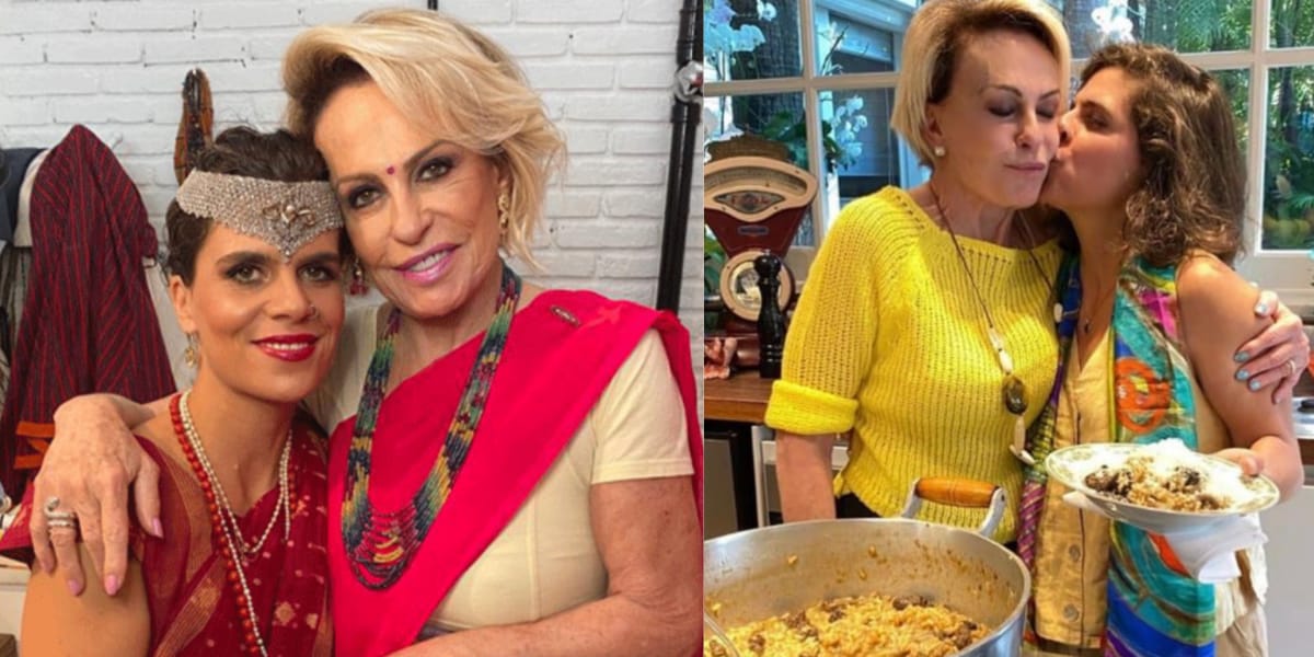 Ana Maria Braga em cliques raros ao lado de sua filha, Mariana Maffeis (Reprodução: Instagram)