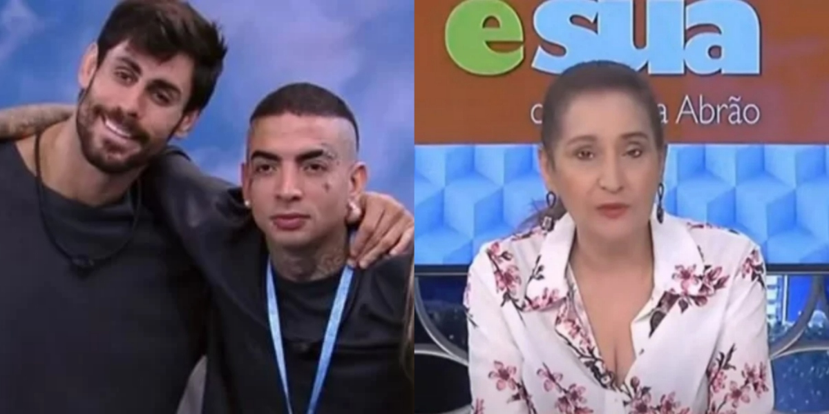 Atitudes de MC Guimê e Cara de Sapato elevaram audiência do "BBB23" e de Sonia Abrão (Foto: Reprodução/TV Globo/RedeTV!)